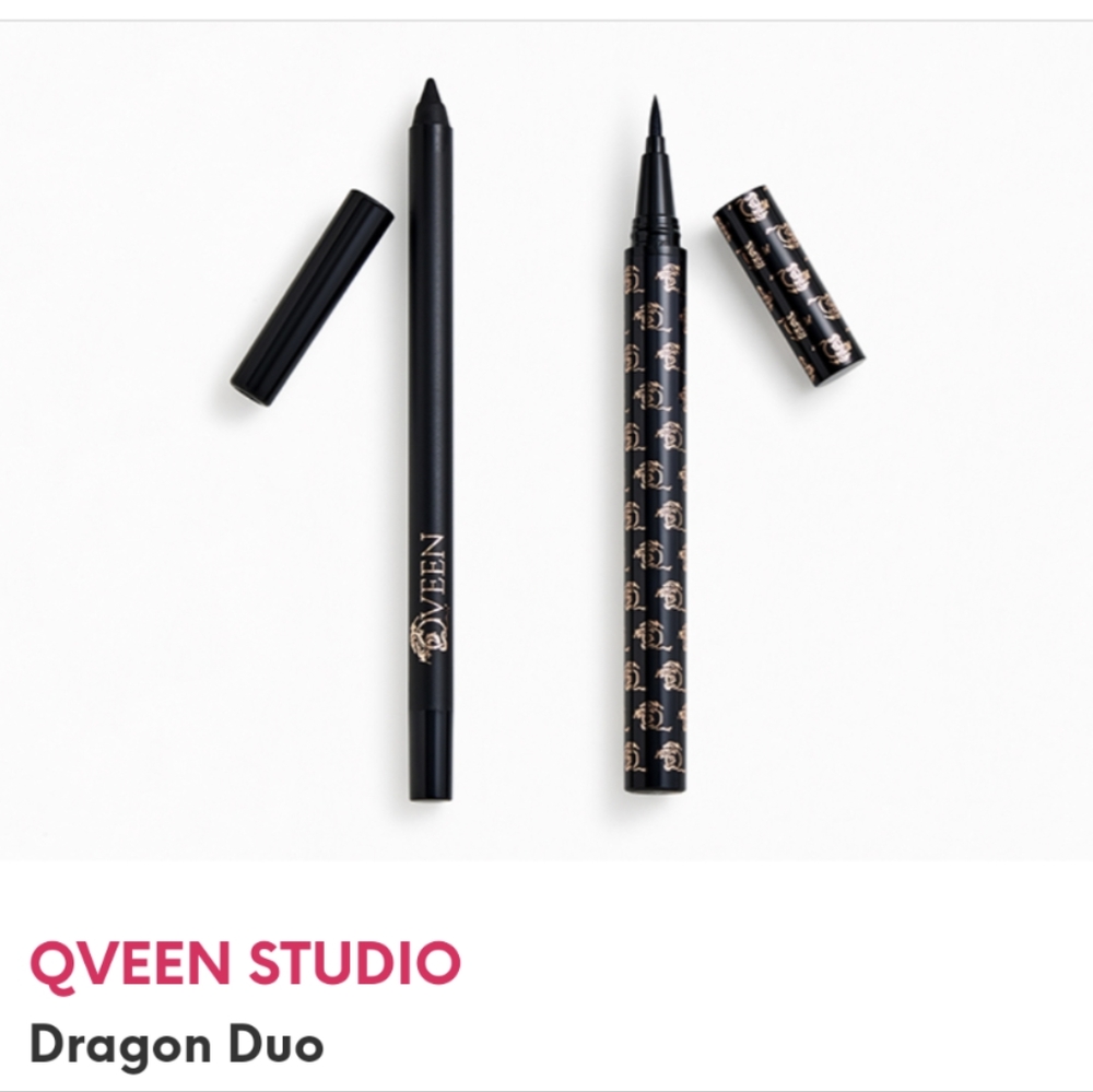NEW in box Qveen Studio eyeliner duo set